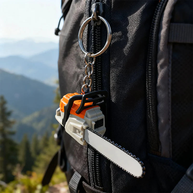 💥CHRISTMAS PRICE DROP BLAST! GRAB IT BEFORE IT'S GONE! ⛄️🛒Chainsaw Keychain | Functional Cutting Key Ring